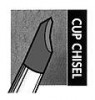 Shaper Clay Cup Chisel Storlek 0. (3mm)